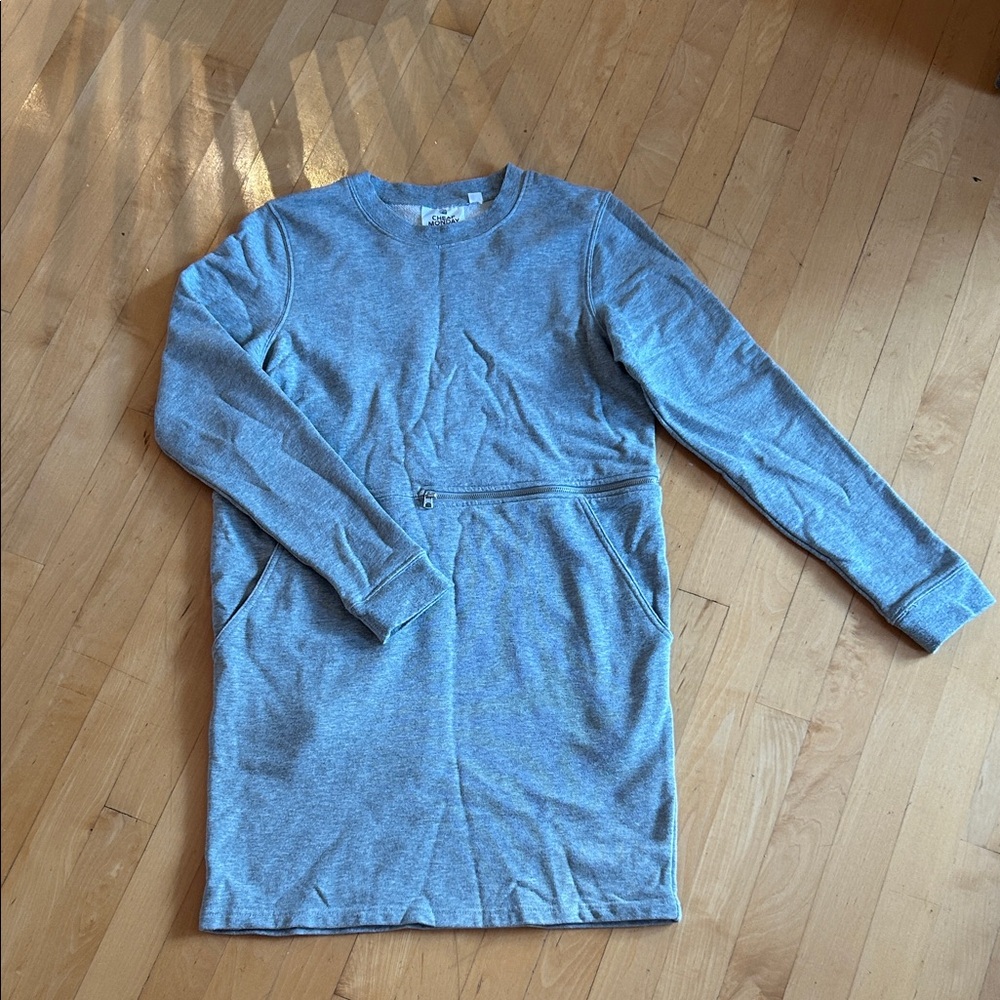 Cheap Monday Heather Gray Sweatshirt Dress